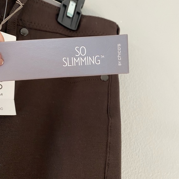 NWT Chico’s So Slimming Pants - color: cocoa bean - Picture 5 of 11